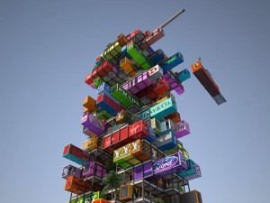 mobiles Hotel von Ova Studio